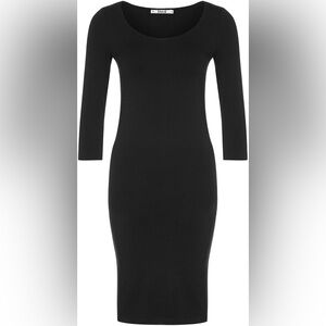 Wolford Barcelona Midi Bodycon Dress in Black